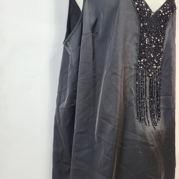 Torrid Sleeveless Black Sequin Blouse - Picture 6 of 7